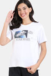 Zivame Star Wars Knit Cotton Loungewear Top - Antique White — thumbnail 3